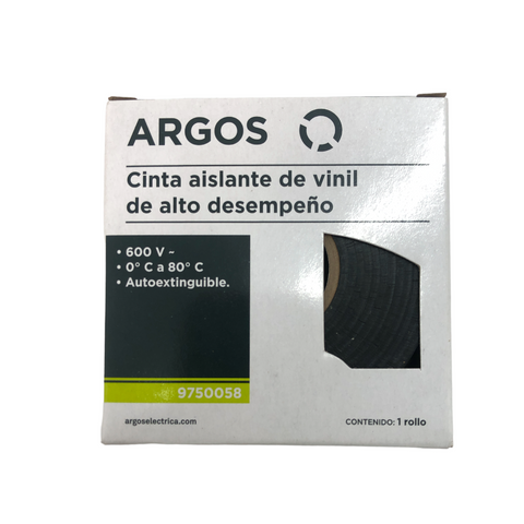 ARGOS Cinta de aislar negra de alto desempeño