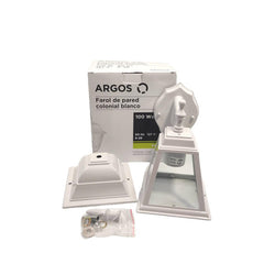 ARGOS 9400426 FAROL DE PARED COLONIAL BLANCO