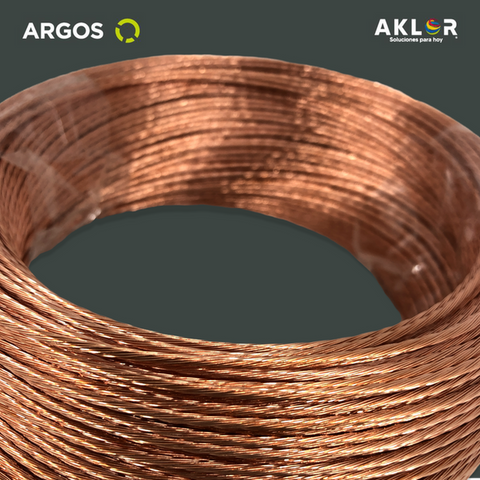 Cable de cobre desnudo calibre 12 100m ARGOS 1910120