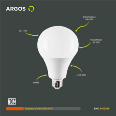 ARGOS 9403048 LAMPARA LED 55W A160 100-240V 6500K