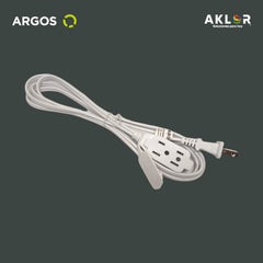 Extensión Eléctrica Doméstica, 2 M, Blanca, ARGOS 9740065