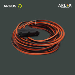 EXTENSIÓN USO RUDO REFORZADA CON TIERRA 15 METROS 12 AWG, NARANJA CON NEGRO, ARGOS 9790263