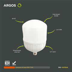 ARGOS Focos led foco led blanco focos led luz blanca 45W 127-240V 6500K