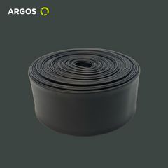 ARGOS tubo termorretractil para aislamiento electrico de 1 pulgada, 10 metros de largo, color negro