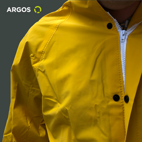 ARGOS IMPERMEABLES PARA LLUVIA CHAMARRA IMPERMEABLE HOMBRE DE ALTA VISIBILIDAD