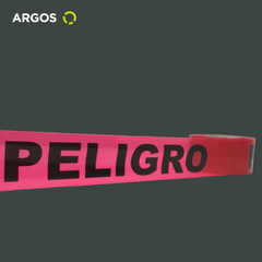 ARGOS Cinta de Seguridad Delimitadora Roja 3 Pulgadas (PELIGRO)