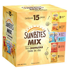 Sunbites botana surtida 15 piezas - AKLOR soluciones para hoy