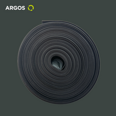 ARGOS tubo termorretractil para aislamiento electrico de 1 pulgada, 10 metros de largo, color negro