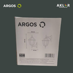 ARGOS 9400425 FAROL DE PARED COLONIAL NEGRO 127 V~ 60 Hz E27