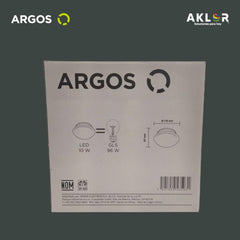 ARGOS 9403192 LÁMPARA DE TECHO CON CASQUILLO DE LED 10 W