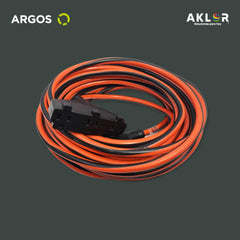 EXTENSIÓN USO RUDO REFORZADA CON TIERRA 15 METROS 12 AWG, NARANJA CON NEGRO, ARGOS 9790263