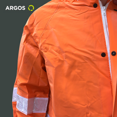 ARGOS IMPERMEABLES PARA LLUVIA CHAMARRA IMPERMEABLE HOMBRE DE ALTA VISIBILIDAD