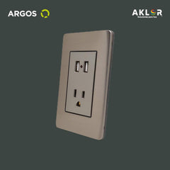 ARGOS 8841935 CONTACTO ATERRIZADO Y DOS ENTRADAS USB