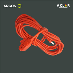 EXTENSIÓN USO RUDO REFORZADA CON TIERRA 6 METROS 16 AWG, NARANJA, ARGOS 9710115