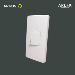 ARGOS 8840910 APAGADOR SENCILLO CON PLACA BLANCA