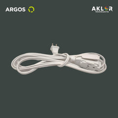 Extensión Eléctrica Doméstica, 2 M, Blanca, ARGOS 9740065