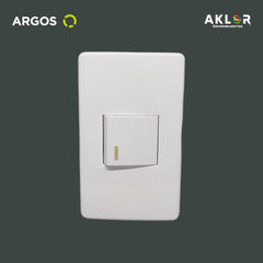 ARGOS 8840910 APAGADOR SENCILLO CON PLACA BLANCA