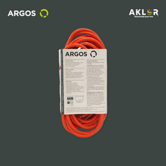 EXTENSIÓN USO RUDO REFORZADA CON TIERRA 6 METROS 16 AWG, NARANJA, ARGOS 9710115