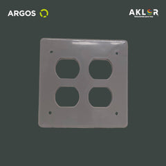 ARGOS TPRD019G PLACA DE PARED NO METALICA DE 2 TOMAS DOBLES