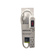 ARGOS 9700300 BARRA MULTICONTACTO 4 TOMAS 1875 WATTS